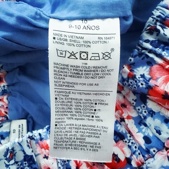 Janie & Jack | Floral Ruffle Hem Shorts (10 yrs) - Picture 4 of 5